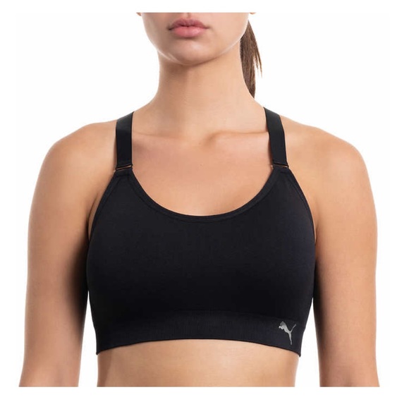 Puma Ladies Sports Bra, 3 pack (Pink pack) - Picture 4 of 10